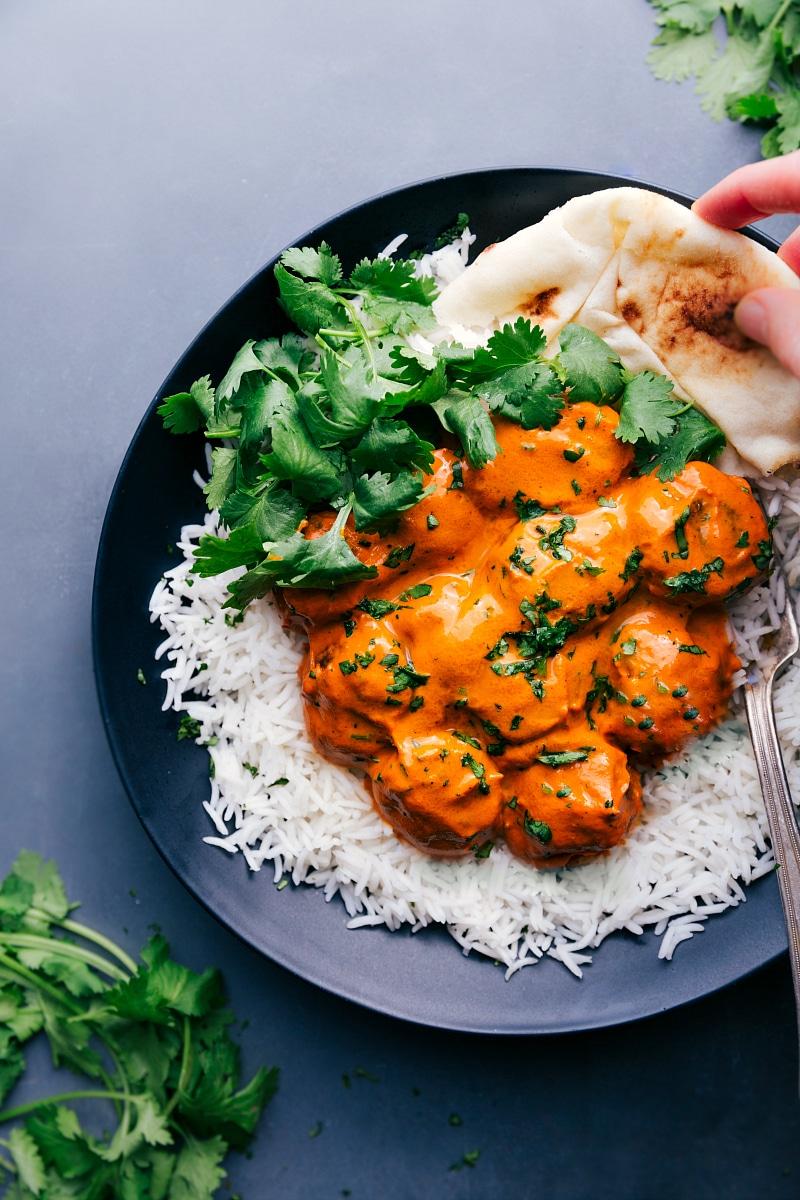Yummy Butter Chicken Meatballs 😍